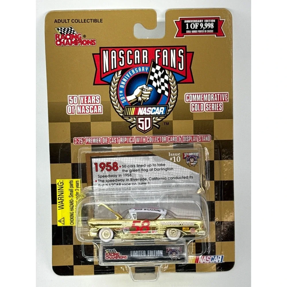 NASCAR Diecast 1:64 Racing Champions Gold Series 50th Anniversary Lot 4 Tan 164